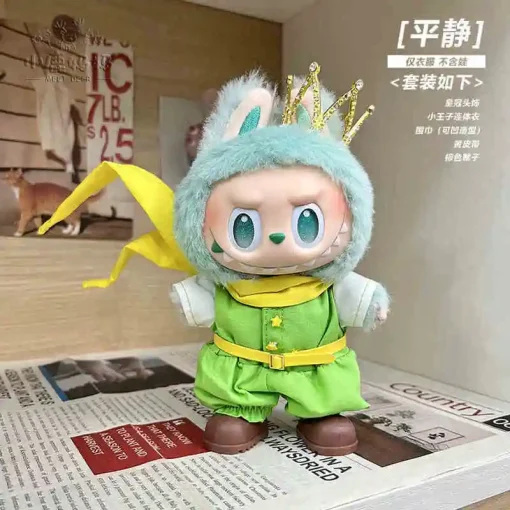 Only Clothes Labubu 3 Generation Vinyl Doll Doll Baby Clothes Lucky Tide Cool Suspenders Variety Of Suits To Replace Clothes