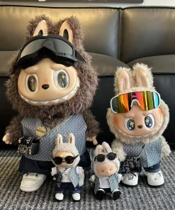 Labubu clothing 5PCS Labubu Doll Clothes Set Original Design Suitable for 58cm Zimomo 38cm 17cm Dolls - No Doll Included