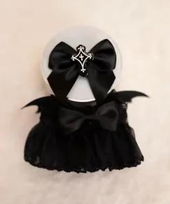 Cute Mini Plush Doll'S Clothes Accessories Labubu Idol Dolls Dark Devil Sling Dress Xmas Sitting Party Clothing Collection Gifts