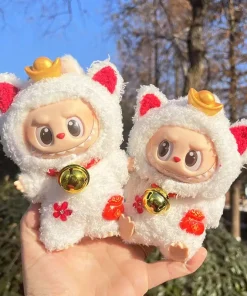 Only Clothes 2025 New Labubu Doll Clothes Cute And Fashionable Set Cloud Maneki Neko Super Cute Set Change Accessories Plush Set