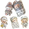 PopMart Monster Labubu Macaron Transparent Protective Cover  For Labubu Suitable For wearing clothes More big 3