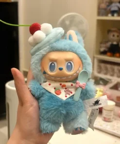 Labubu3 Generation Labubu Front High-Energy Vinyl Clothing Plush Blind Box Cute Strawberry Ice Cream Doll Costume Holiday Gift