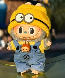 15cm Labubu Sitting Party Clothes Sitting Posture Cloth Doll Clothes Sun Wukong Minions Small Animals Vinyl Suit Doll Clothes