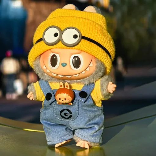 15cm Labubu Sitting Party Clothes Sitting Posture Cloth Doll Clothes Sun Wukong Minions Small Animals Vinyl Suit Doll Clothes
