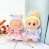 17cm Labubu Doll Clothes Chinese Style Hanfu Suit Ancient Costume Outfit Set