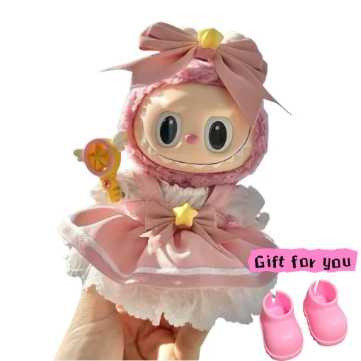 Girl   15/17cm  Doll's Clothing Outfit Kawaii Cardcaptor Sakura Style  For labubu lcothes Idol Dolls Clothing Accessories