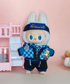 Fashion mini clothes for 17cm labubu doll clothes hoodies color game hoodies accessories dolls dress up beautiful decorations
