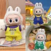 For 17cm Labubus Mini Doll Clothes Outfit Hat Bag Clothes Shoes Labubu II Doll Accessories Cultivate Sitting Party Game Toys 2