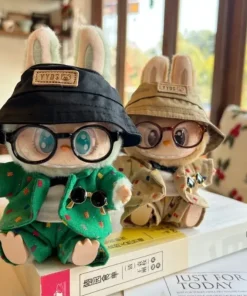 Mini Plush Doll'S Clothes Outfit Accessories For Korea Kpop Exo 15-17cm Labubu Idol Little small suit hat glasses Clothing Gift