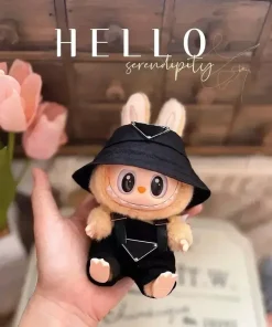 [Only Sell Clothes]  For 17cm LABUBU clothes Second Generation Sitting Party 15cm Macaron Vinyl Pendant Doll Clothes
