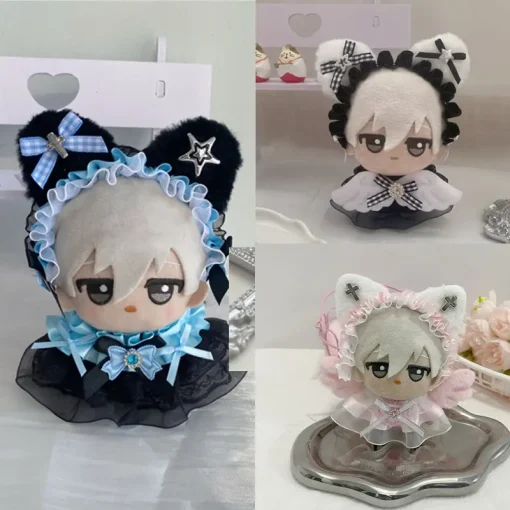 10cm cotton doll handmade custom exquisite clothes lace bow nunu doll headband cute skirt Korean idol doll replacement outfit