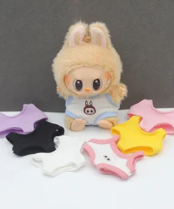 15/17cm Labubu V1/V2 Doll Stylish Swimsuit Cute Beach Vest Clothes