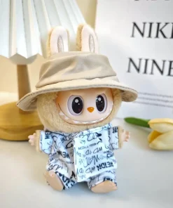 Mini Plush Doll'S Clothes Outfit Accessories For Labubu V1 V2 Idol Dolls alphabet Clothing Gift