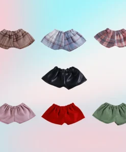 10cm Doll Clothes for Labubu Dolls Clothing 13Pcs Set Short Pants DIY Baby Doll Accessories Bjd Clothes Chirldren Toy Outfit