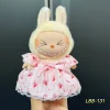Cute Pink Pig Set Ropa Labubu Outfit Labubu Clothes Outfit Hoodies Color Match Hoodies Dolls Accessories 3