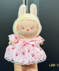 Casual Skirt Suit for Labubu Outfit Doll Clothes Fashion Labubu Accessories Mini Doll's Dresses