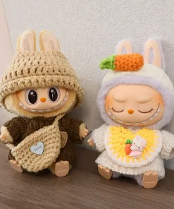 New Labubu Generation Two Generation Blind Box Labubu Hanging Clothes Accessories Autumn And Winter Sweater Accessories Girl