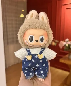 1PC Adorable Labubu Change overalls - Stylish & Comfortable Labubu-Themed Outfit Labubu Ropa Doll Accessories