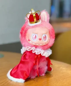 Labubu Clothes Vinyl Blind Box Labubu V3.0 Pendant Doll King Crown Red Cloak Clothes