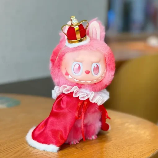 Labubu Clothes Vinyl Blind Box Labubu V3.0 Pendant Doll King Crown Red Cloak Clothes