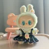 Cute Plush Doll’S Clothes 17cm Labubu I II Bib Pants Hat Shoes Idol Dolls Sitting Party Clothing Accessories For Korea Kpop Exo 3