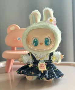 17cm Labubu I II Idol Dolls Outfit Clothing Accessories For Korea Kpop Exo DIY Gift  Sitting Party Cute Mini Plush Doll'S Clothe