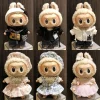 Labubu Clothes Outfit Accessories For Korea Kpop Exo 17cm Labubu V2 V1 Plush Idol Doll’S Clothing Golden Pink Doll Accessories 3