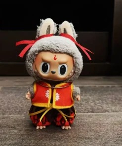 Labubu Doll Clothes Fashion Overalls Labubu Idol V1 V2 Dolls Clothing Accessories 15/17cm Plush Doll Universal