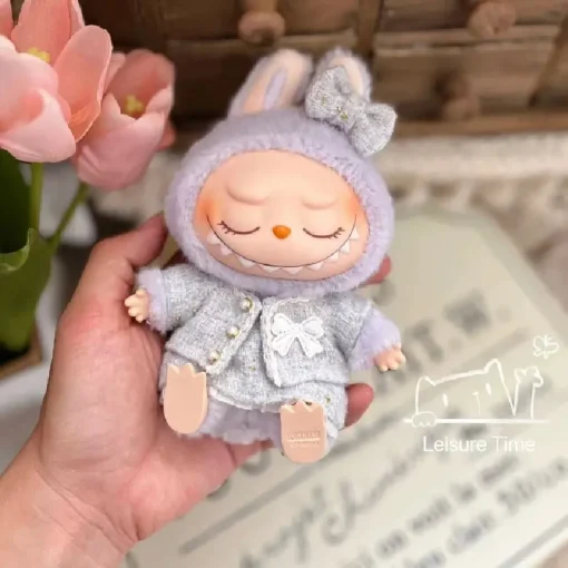 Clothing Labubu Set Girl Gift Fragrant Wind Baby Fashion Clothing Brand Series Cute 17cm Classic Dress Accessories