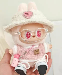 Only Clothes New 17cm Vinyl Figurine Labubu Available Doll Clothes  Fashionable Trendy  Dressing Accessories Cute Macarons Girls