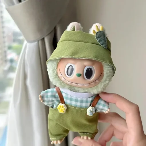 (No dolls) For 17 cm Ropa labubu V1/V2/V3 baby clothes skirt set cute dress up toy for labubu outfits decoration