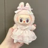 For 17cm doll Clothes Labubu traditional kimono clothing Labubu Doll Clothes Outfit Accessories 2