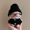 Para accesorios de ropa Labubu Conjunto de suéter blanco y negro Se puede combinar con sombreros y gafas Puede mejorar el temperamento de labubu