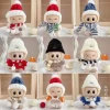 Labubu 17cm I Ii Mini Fashion Plaid Slacks Corduroy Hat Suits Series Cute Doll Clothes Sitting Party Clothing Accessories Gift 3