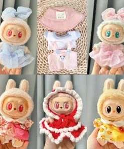 Plush Doll'S Clothes Outfit Accessories For Korea Kpop Exo Labubu V1 V2 Idol Dolls Sitting Party Fashion Skirt Clothing Gift