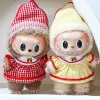 Labubu Clothes Fashion Gothic Style Skirt Labubu Doll Clothes Pendant Little Devil Strap Skirt 15/17cm Plush Doll Universal 2