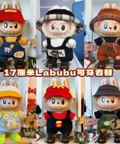 17cm Mini Plush Doll'S Clothes Outfit Accessories For Korea Kpop Exo Labubu Idol autumn and winter set Clothing Gift