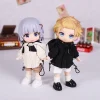 OB11 16CM Bjd Doll Clothes Outfit 2-Piece Set of Dolls Fashion Jackets Clothing Dress Up For Doll's Kid Toy Accessories
