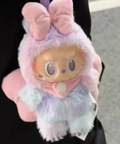 For Labubu 3.0 Big into Engery Series Labubu large bow scarf style Labubu Clothes Doll Accessories