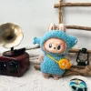 Only Clothes: Second-Generation Blind Box Labubu Figurine Clothes, Labubu Sitting Party Dolls, Small Overalls, Suit Outfits 2