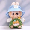First And Second Generation Pendant Labubu Animal Pattern Strap Pants Set Sitting Labubu Dress Up Baby Clothes Holiday Gifts
