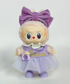 17cm Labubu Doll Clothes Set, 17cm Labubu 1st & 2nd Generation Dolls, Lace Dress for Doll Outfit