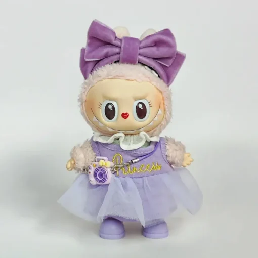 17cm Labubu Doll Clothes Set, 17cm Labubu 1st & 2nd Generation Dolls, Lace Dress for Doll Outfit