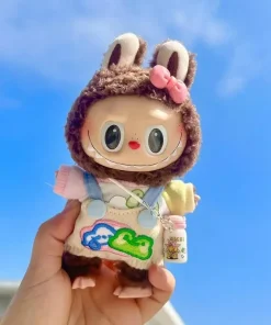 (Clothes only) 17cm for Labubu doll clothing summer decoration mini clothes