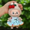 Only Clothes17 Cm Labubu Baby Clothing Cute Sitting Party Labubu Overalls Toys Clothes Doll Costumes Holiday Gifts Children 2