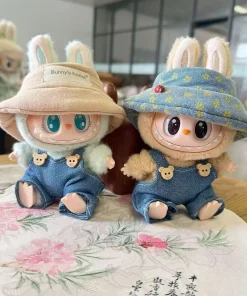 17cm Labubu I II Idol Dolls DIY Accessories Gifts Korea Kpop Exo Idol Dolls Overalls Clothing Cute Mini Plush Doll'S Clothes