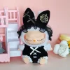 17cm Labubu Hanger Blind Box Labubu Keychain Doll Uniform Doll Maid Set