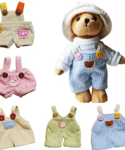 Multiple Styles Handmade Labubu Strap Pants DIY Replace Doll Rompers Doll Wear 12cm Dolls