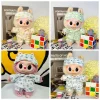 Japanese Style Doll Kimono Set for 15/17cm Labubu V1 V2 Dolls Decoration Clothes Accessories 2