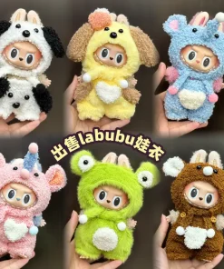 Only Clothes 2025 New Labubu Doll Clothes Plush Set 17cm Labbu Fashion Skirt Pendant Change Cute Delicate Girl Gift Decoration